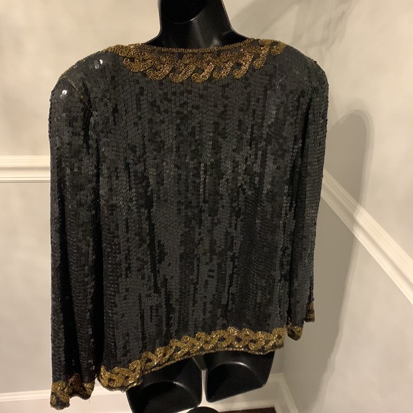 Jean for Joseph Le Bon Sequin Jacket Size L NWT - Picture 5 of 10